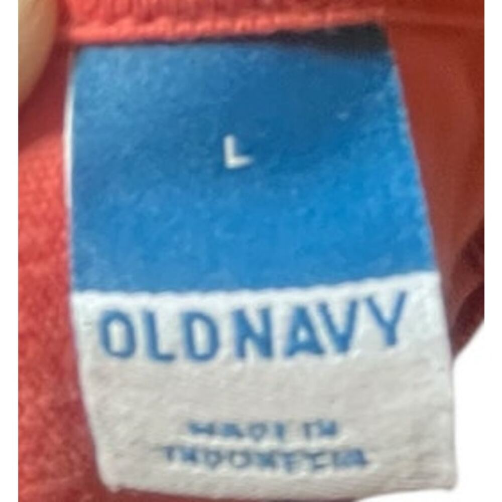Old Navy Coral Pink Quilted Hoodie Size L - Picture 8 of 9